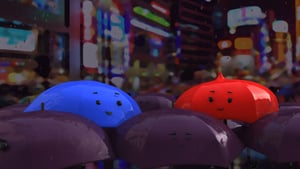 Zdjęcie Niebieski parasol