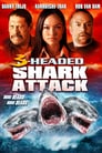 Plakat Trójgłowy rekin atakuje